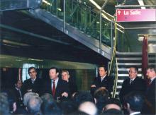 Ampliación del metro de Bilbao. Inauguración de las estaciones de Sestao y Etxebarri. 8 de enero de 2005